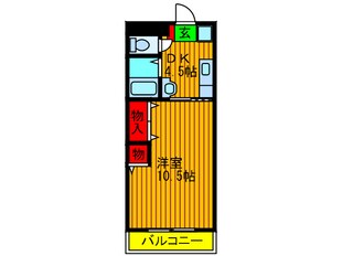 ベレ－ル岡山手の物件間取画像